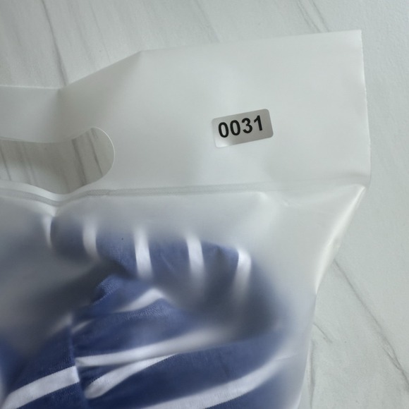 J.Crew Long Sleeved Shirt Dress Women Size 4 Blue and White Stripe‎ Beleted Midi - Picture 10 of 10